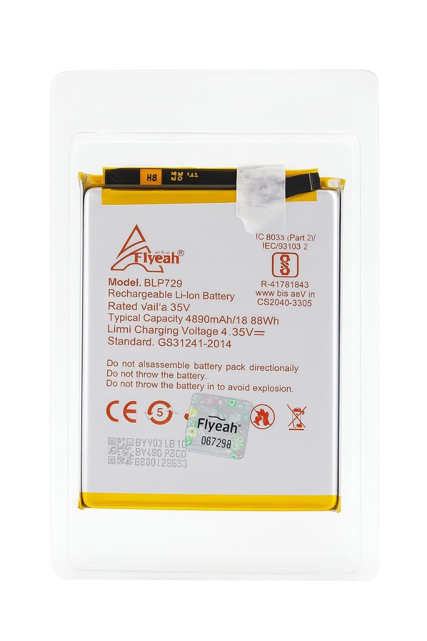 Battery for Realme C3 (RMX2027, RMX2020, RMX2021) - (BLP729) 4880 mAh Capacity with 3 month waranty